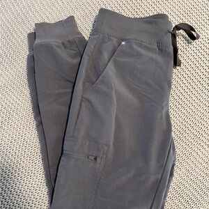 Space Gray Figs Zamora Jogger Scrub Pant - XS